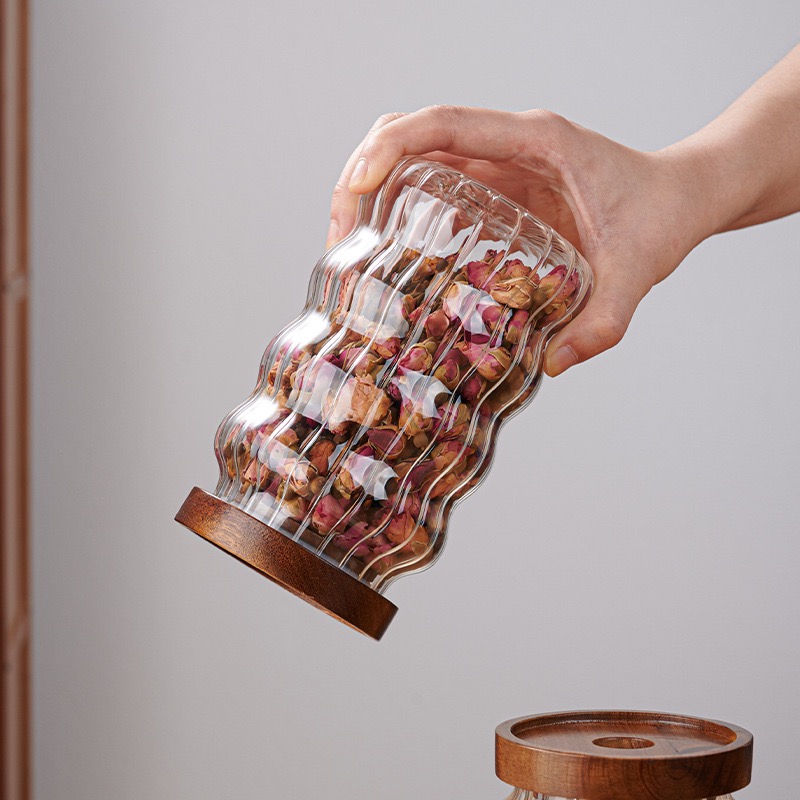 Контейнер для хранения с гофрированной крышкой