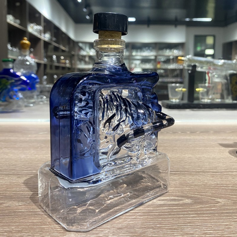 Памятные крафтовые стеклянные бутылки с символикой команды «Детройт Тайгерс».