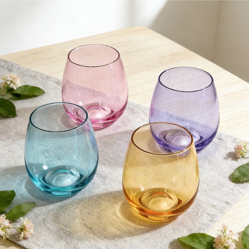 Простая стеклянная кружка из высокоборосиликатного стекла