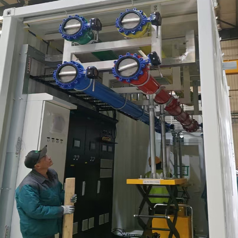 Контейнер для охлаждения и распределения электроэнергии