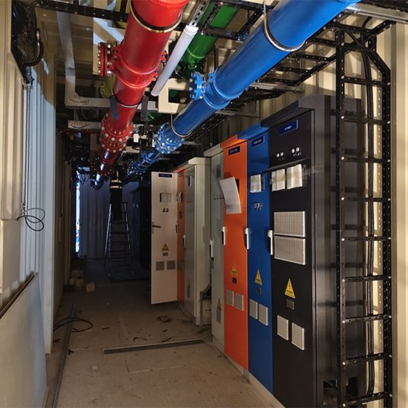 Контейнер для охлаждения и распределения электроэнергии