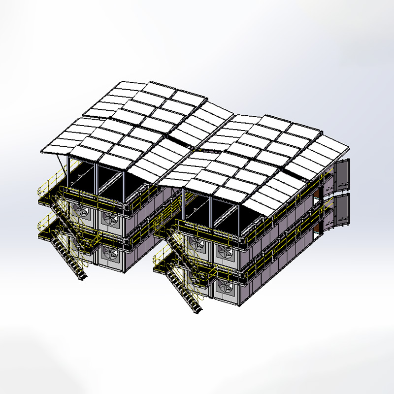 Фотоэлектрический контейнер для выращивания овощей