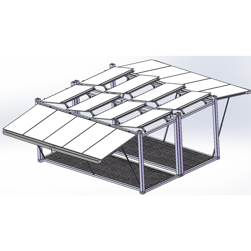 Фотоэлектрический контейнер для выращивания овощей