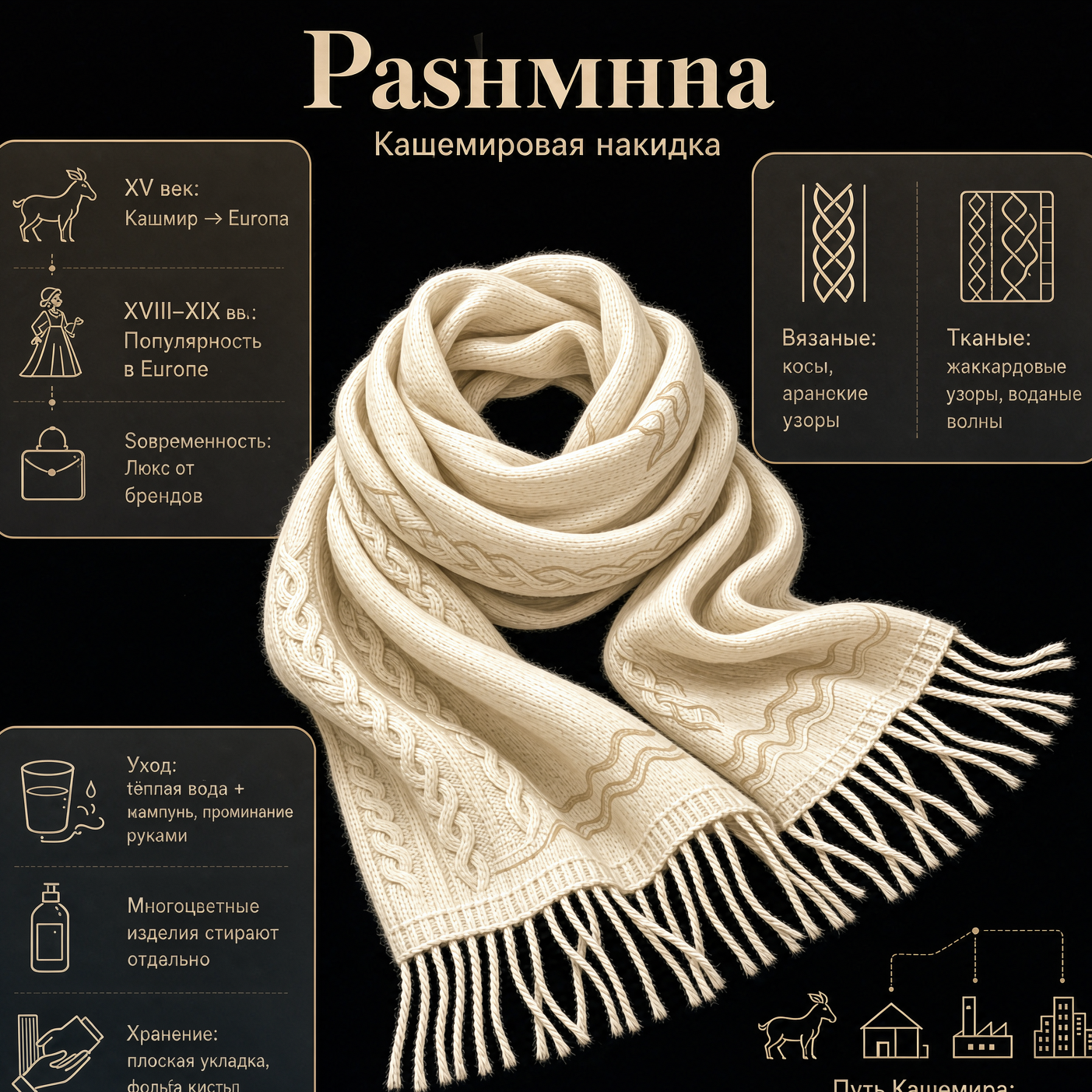 Пашмина (кашемировая накидка)