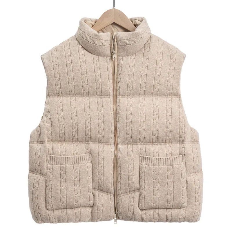 Кашемировая пуховая жилетка BWS5002