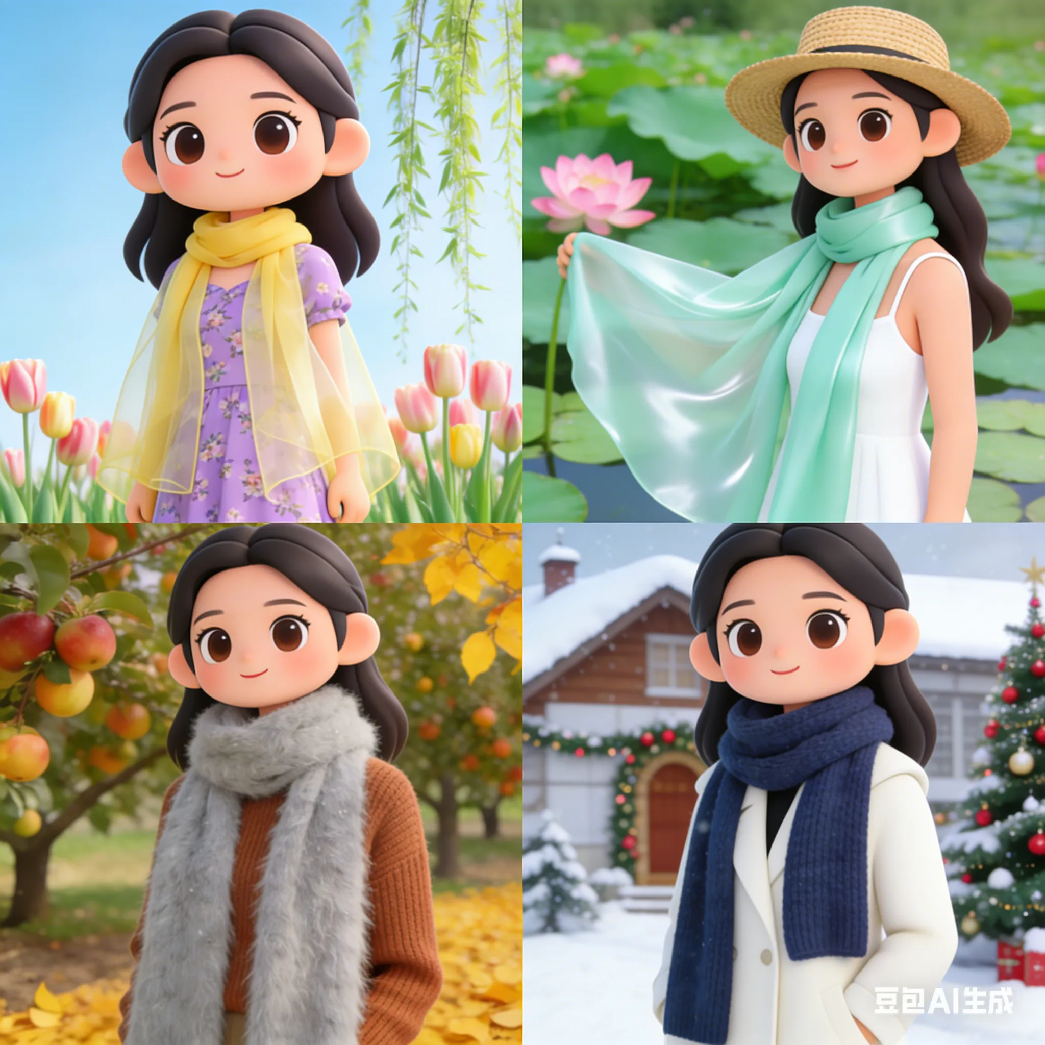 Шарф на все времена года — Практическое руководство по стилю с шарфом [Название бренда]