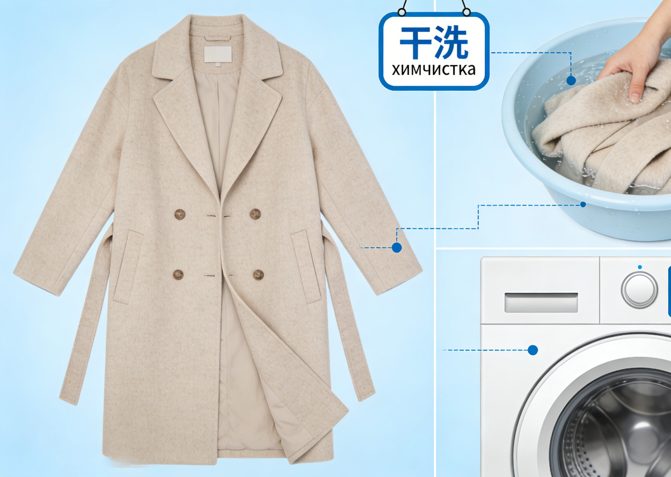 Как чистить пальто