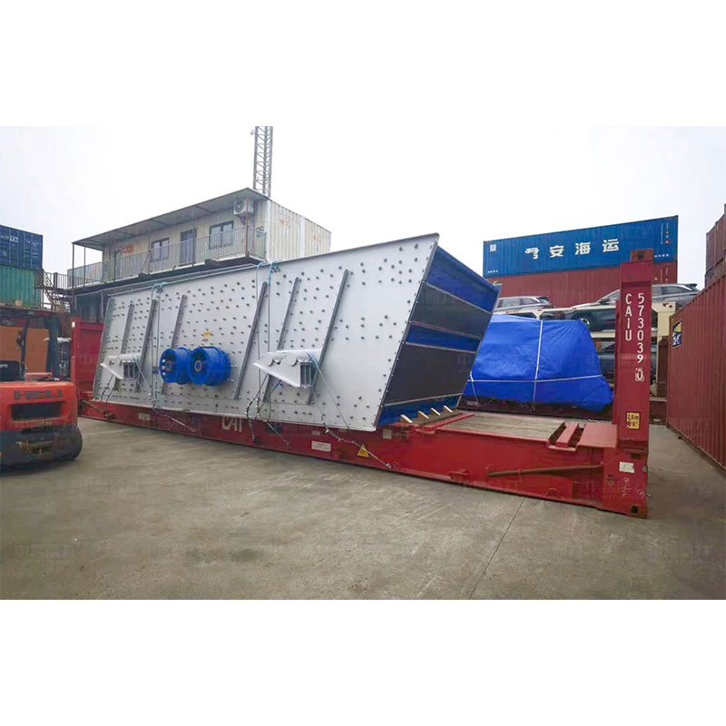 Вибрационный грохот для сортировки песка и гравия нашей компании прошел проверку качества и готов к отгрузке в Россию.