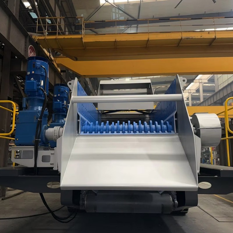 DLGS – передвижная роликовая сортировочная станция на гусеничном ходу.