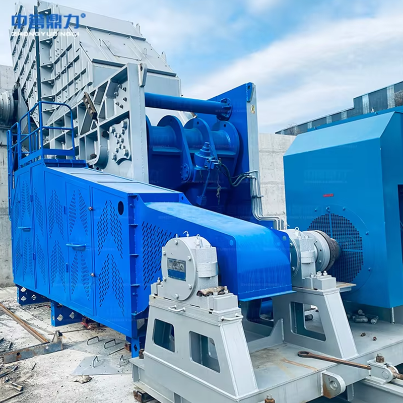 Гирационная дробилка горизонтального типа