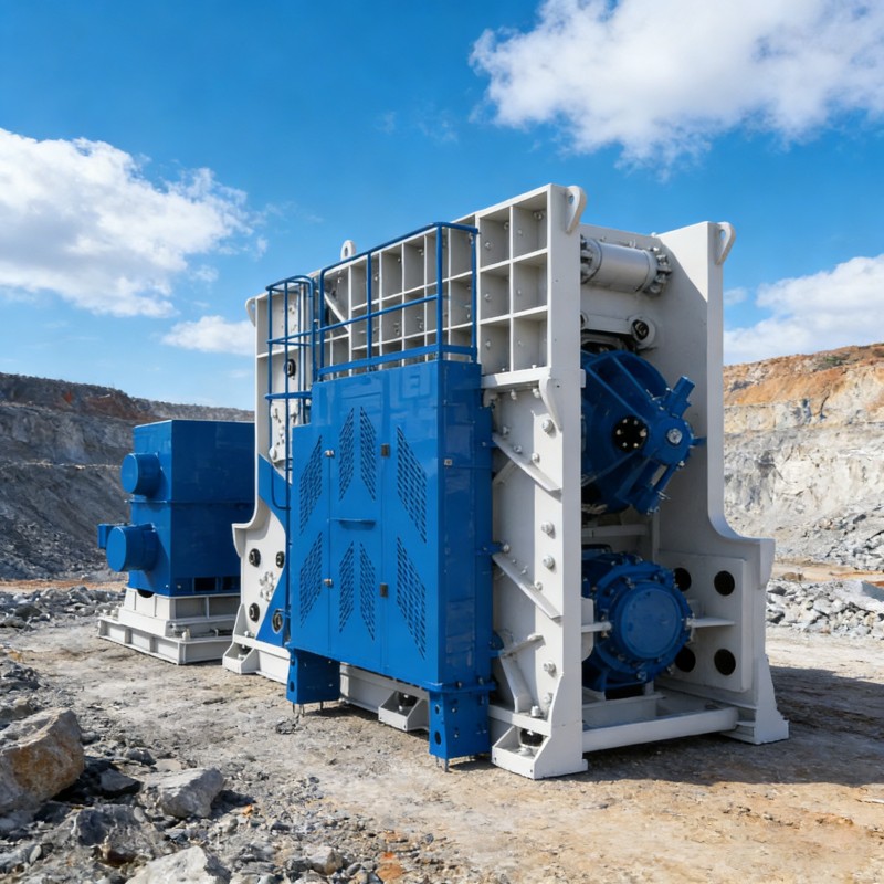 Горизонтальная роторная дробилка