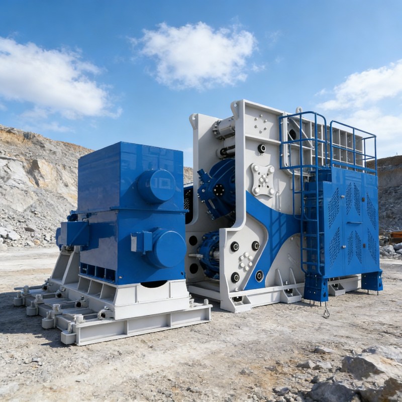 Горизонтальная роторная дробилка