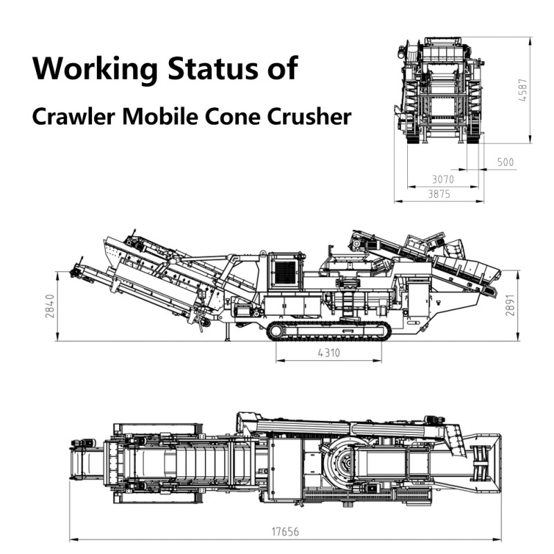 Гусеничная мобильная конусная дробилка DL300 – точное средне- и тонкое дробление, обеспечивающее эффективное производство заполнителей.