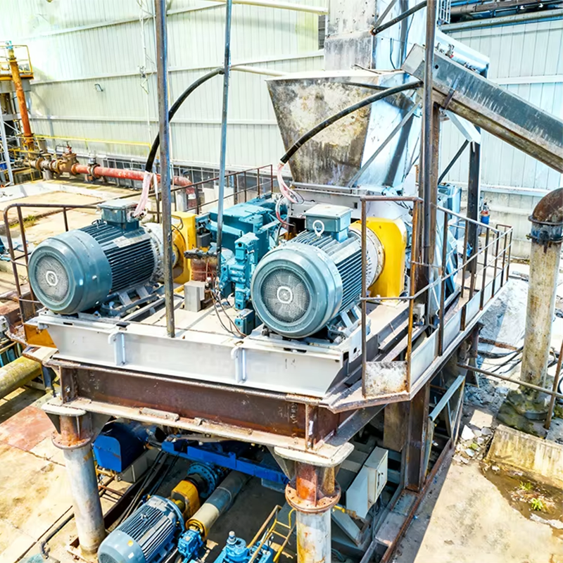 Двухвалковая зубчатая дробилка