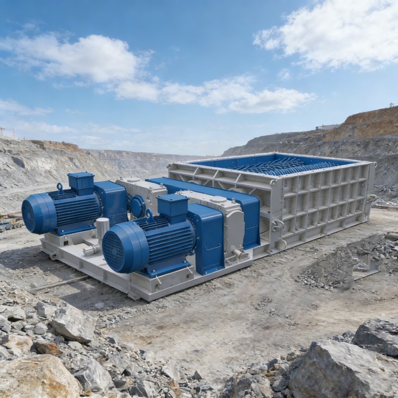 Двухзубчатая валковая дробилка