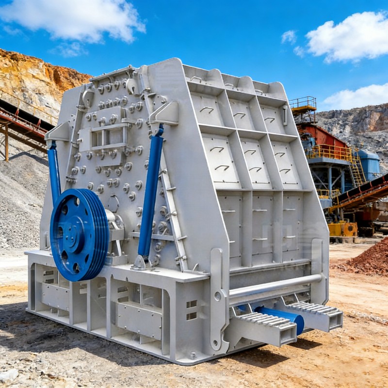 Двухкамерная дробилка для твердых пород