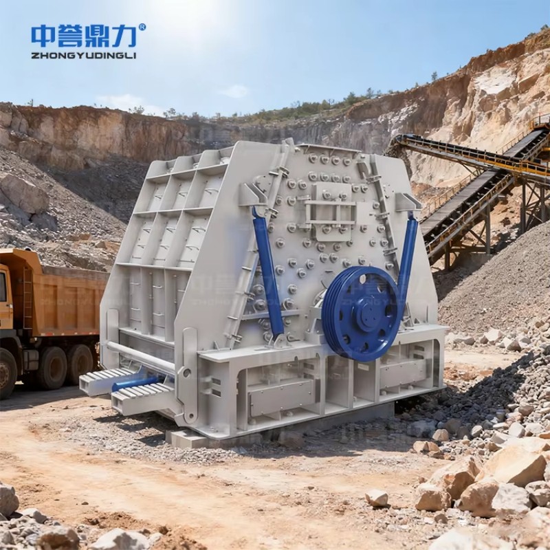 Двухкамерная дробилка для твёрдых пород