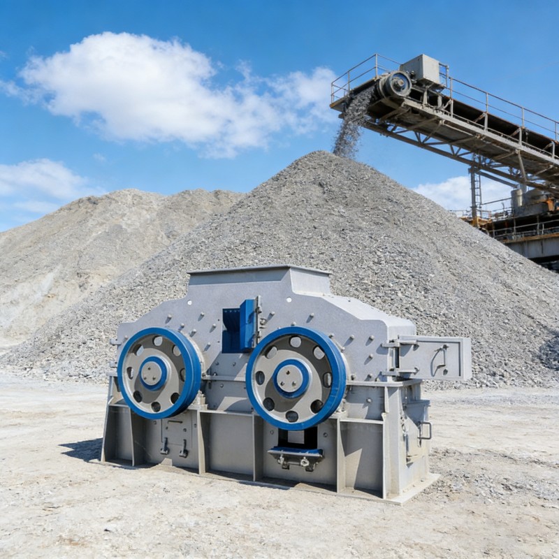 Двухроторная машина для производства песка