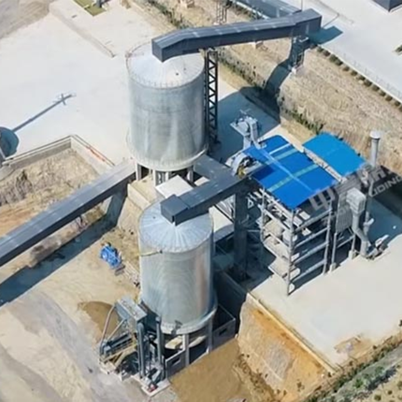 Интегрированная башенная установка для сухого производства песка