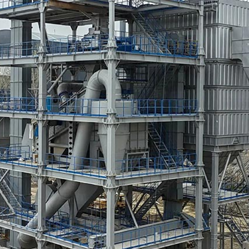 Интегрированная башенная установка для сухого производства песка