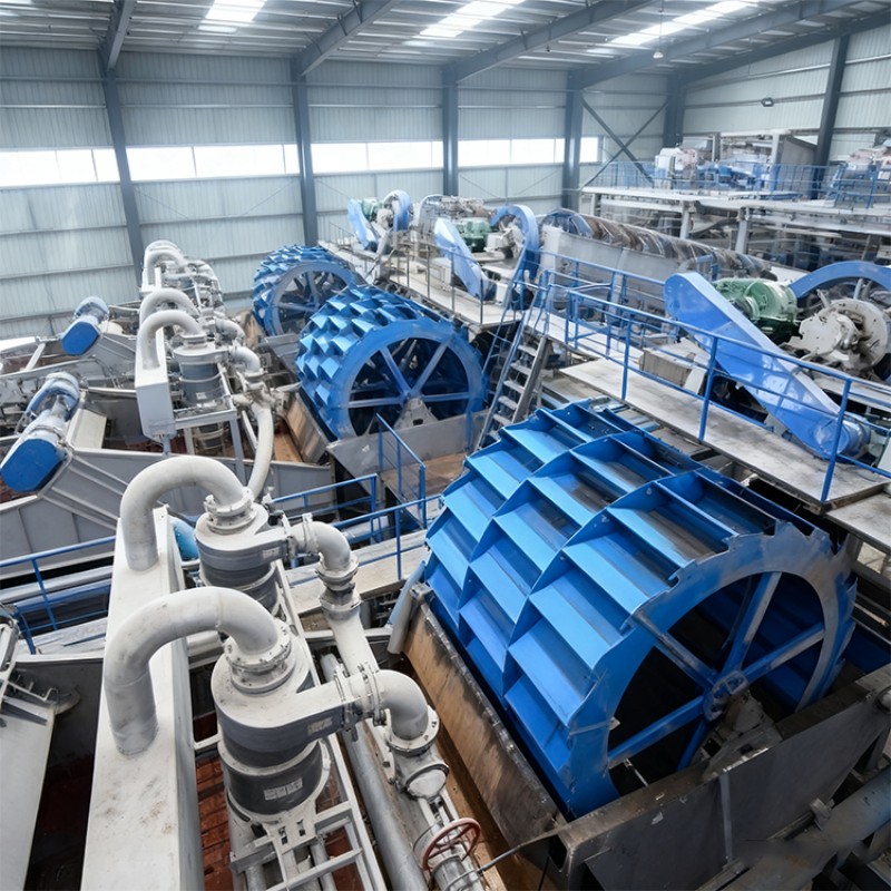 Колёсно-ковшовая пескомойка