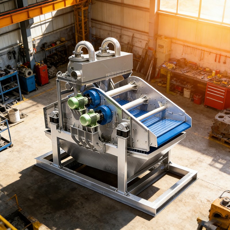 Комбинированный аппарат для регенерации мелкого песка