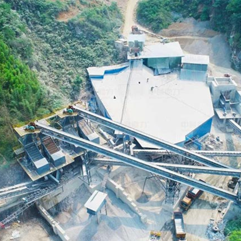 Линия по дроблению известняка производительностью 1,2 млн тонн в год