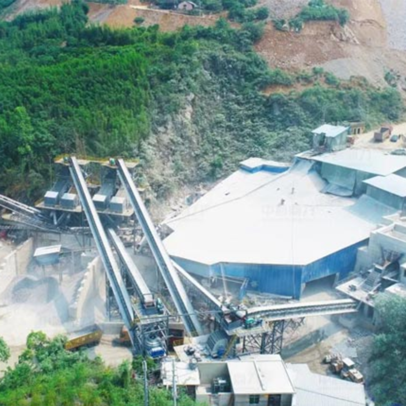 Линия по дроблению известняка производительностью 1,2 млн тонн в год