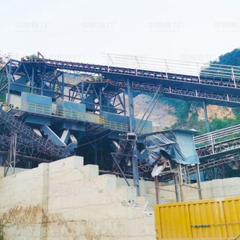 Линия по дроблению известняка производительностью 1,2 млн тонн в год