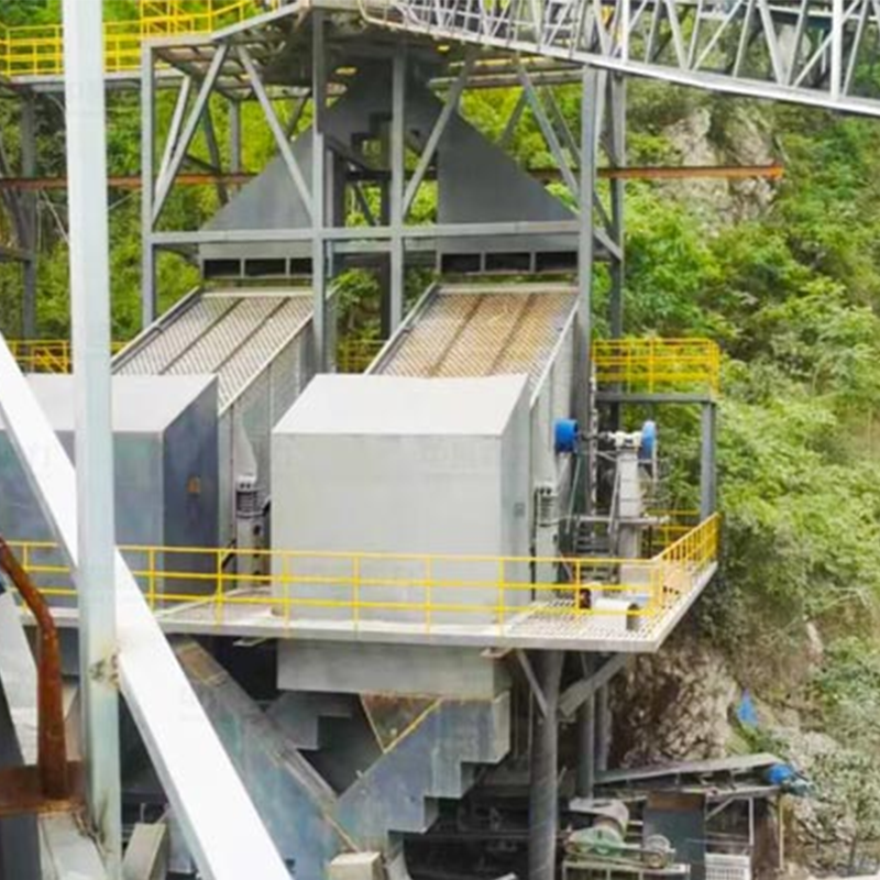 Линия по дроблению известняка производительностью 1,2 млн тонн в год