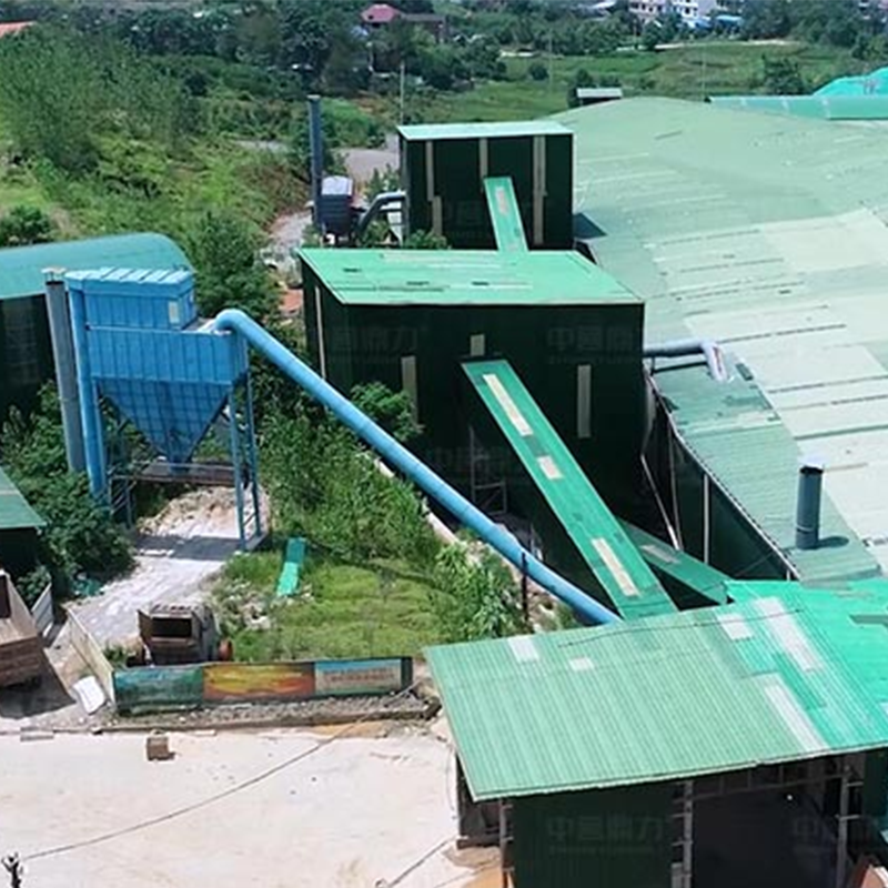 Линия по переработке известняка производительностью 800–900 тонн в час