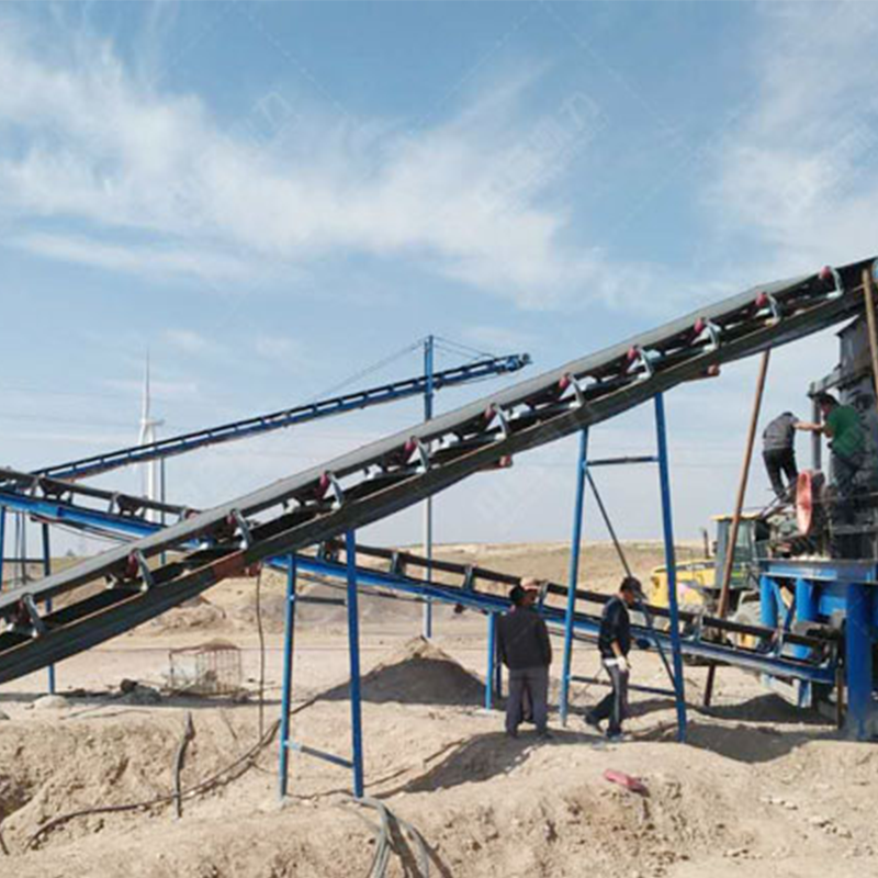 Линия по производству песчано-гравийного материала из гранита производительностью 200 т/ч (300)