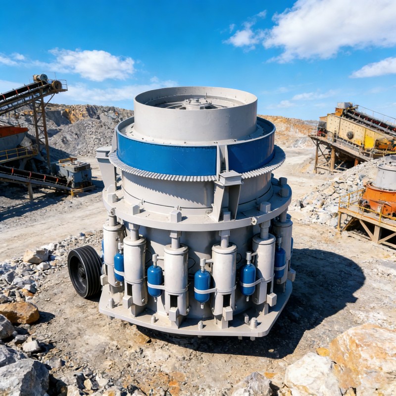 Многоцилиндровая конусная дробилка