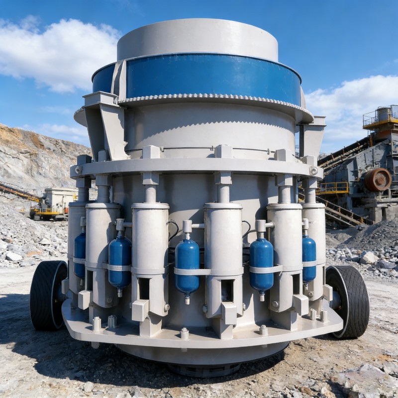 Многоцилиндровая конусная дробилка