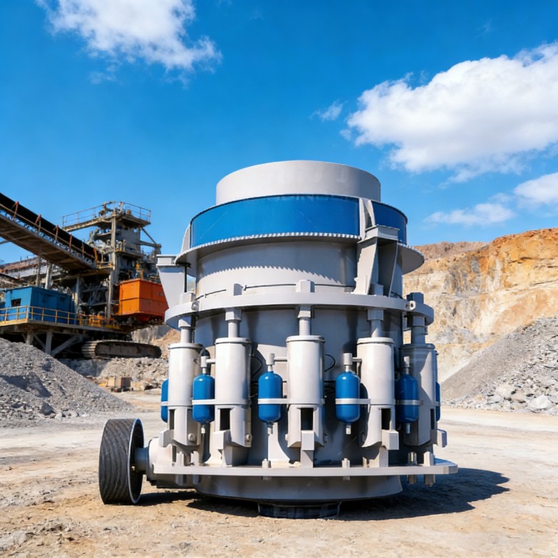 Многоцилиндровая конусная дробилка