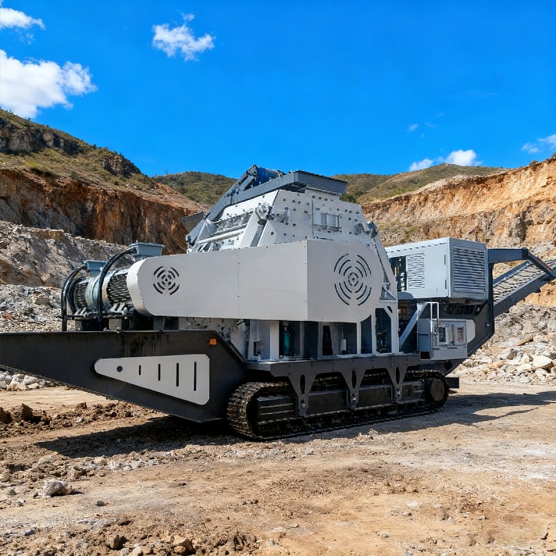 Мобильная дробильно-сортировочная станция