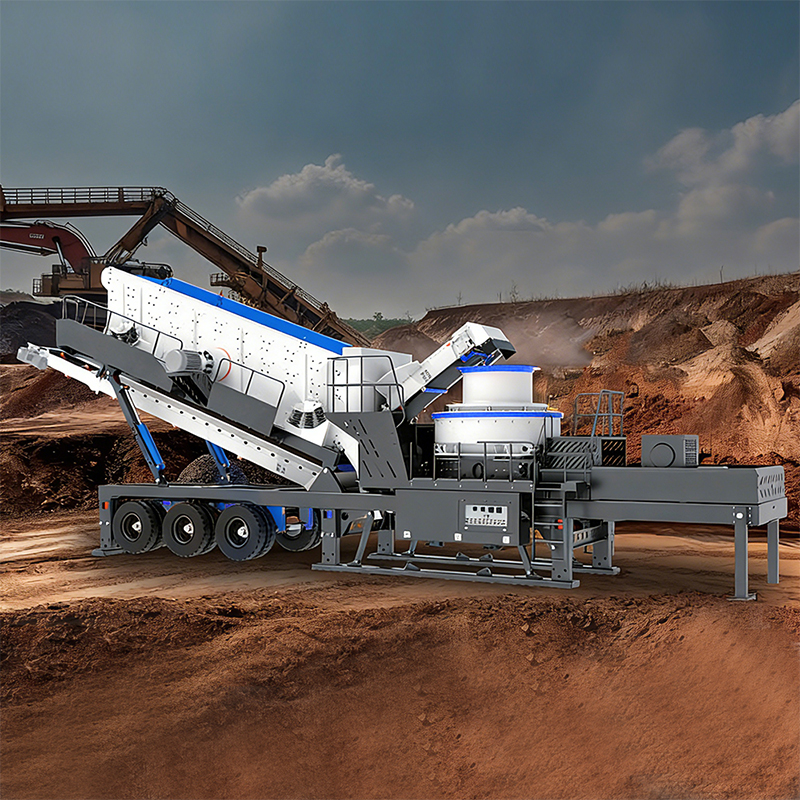 Мобильная дробильно-формовочная сортировочная станция