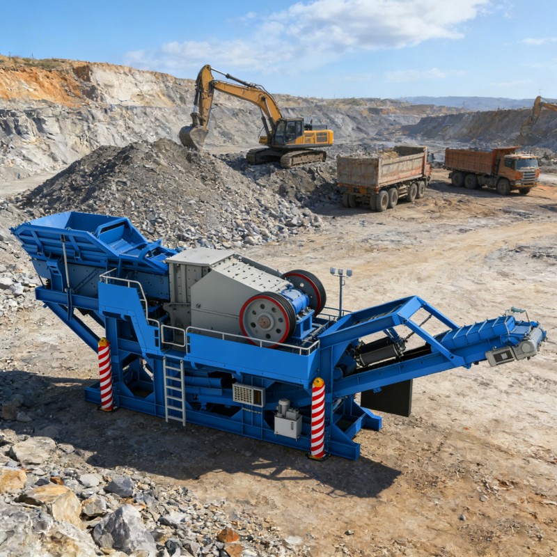 Модульная дробильно-сортировочная машина Чжунюй Динли DL 350