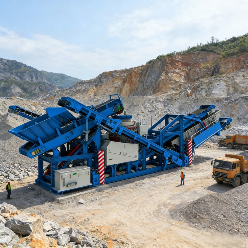 Модульная стальная конусная дробилка (DL300R)