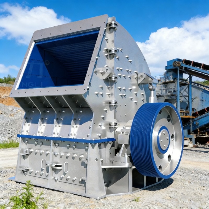 Мощная ударная дробилка молоткового типа