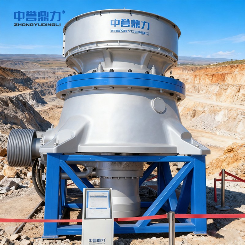 Однобарабанная конусная дробилка