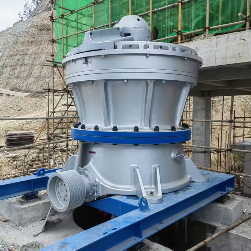 Однобарабанная конусная дробилка