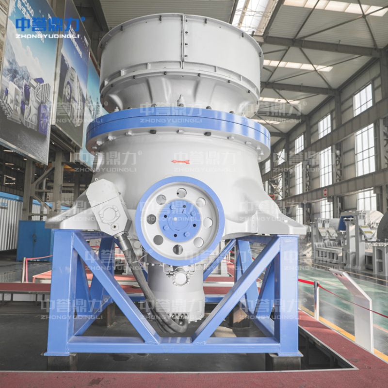 Однобарабанная конусная дробилка