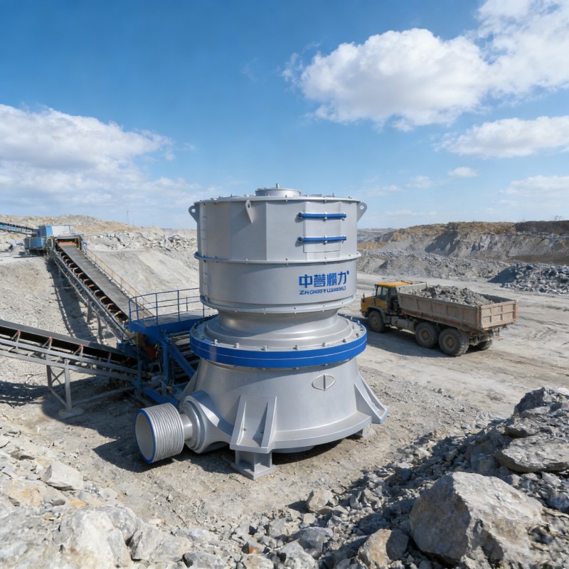 Одноцилиндровая конусная дробилка