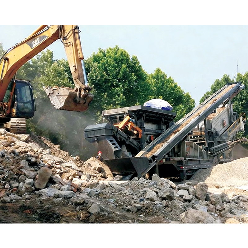 Передвижная дробильная установка на колесах: эффективное и гибкое решение для дробления.