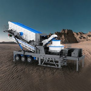 роторная дробилка для щебня на гусеничная