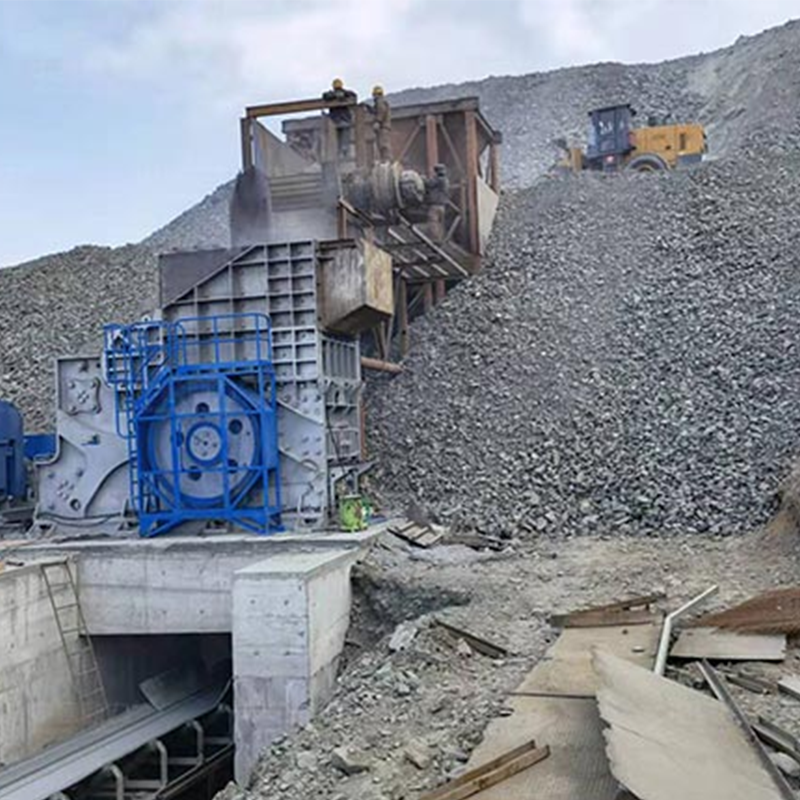 Проект дробления железной руды горизонтальной гирационной дробилкой DLHGC (230)