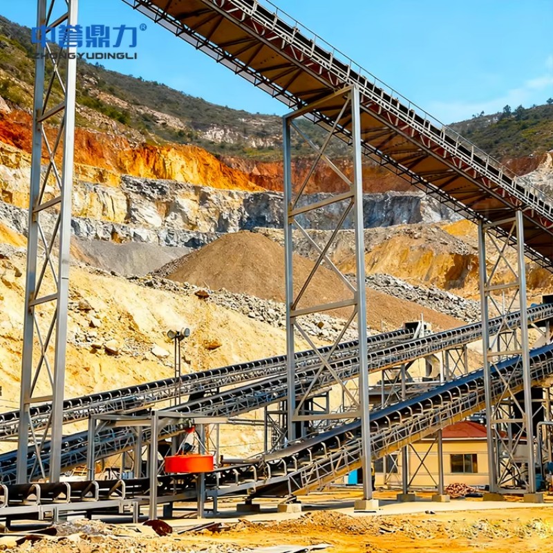 Роликовый ленточный конвейер