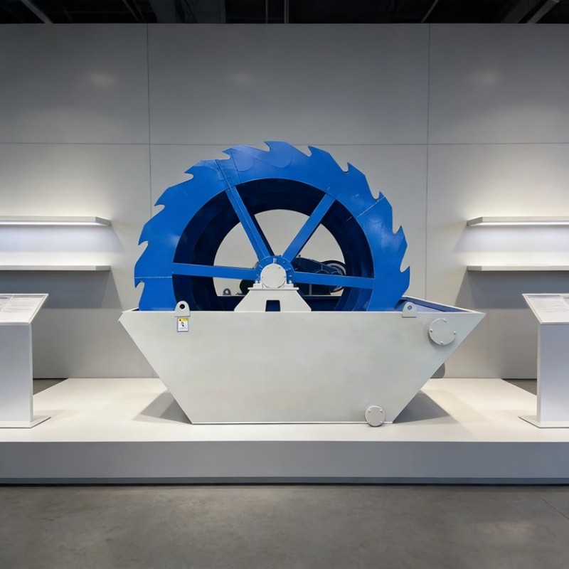 Роторная пескомойная машина