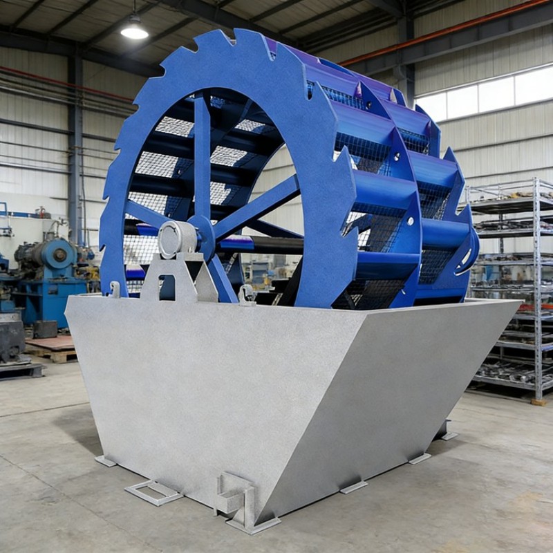 Роторная пескомойная машина